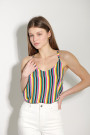 Яркий топ в полоску итальянского бренда Rinascimento
