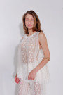 Молочный кружевной топ без рукавов итальянского бренду Motel