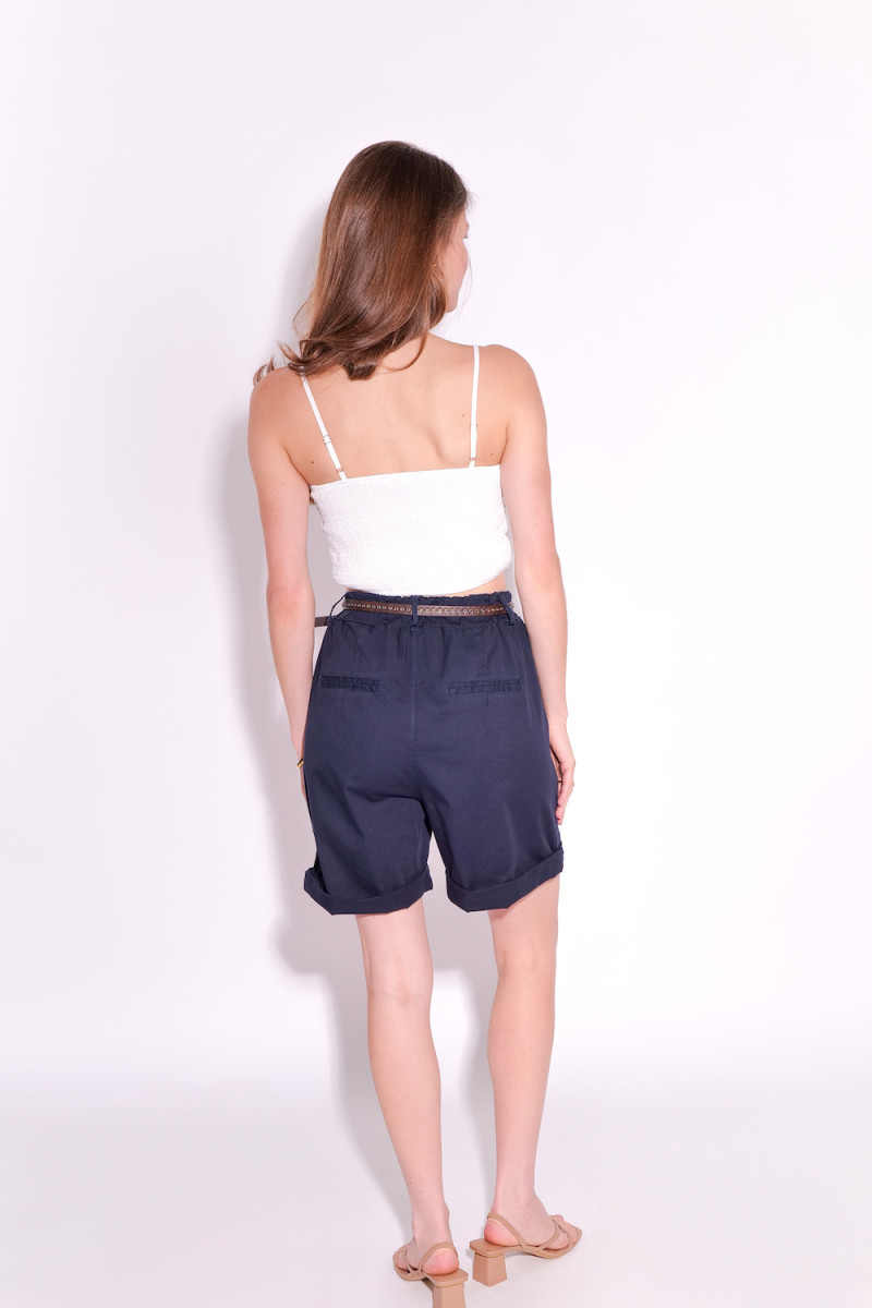 Белый кроп-топ из хлопка итальянского бренда Dixie