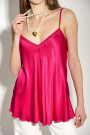 Яркий топ на тонких бретелях цвет фуксия итальянского бренда Dixie