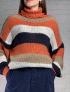 Шерстяной свитер No-Na с яркой полоской