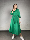 Зелена бавовняна сукня No-Na