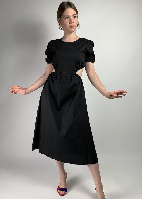 Чорна бавовняна сукня італійського бренду Dixie