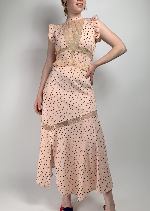 Ніжна рожева сукня в горох італійського бренду Imperial