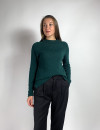 Теплий зелений кашеміровий светр італійського бренду  Joleen