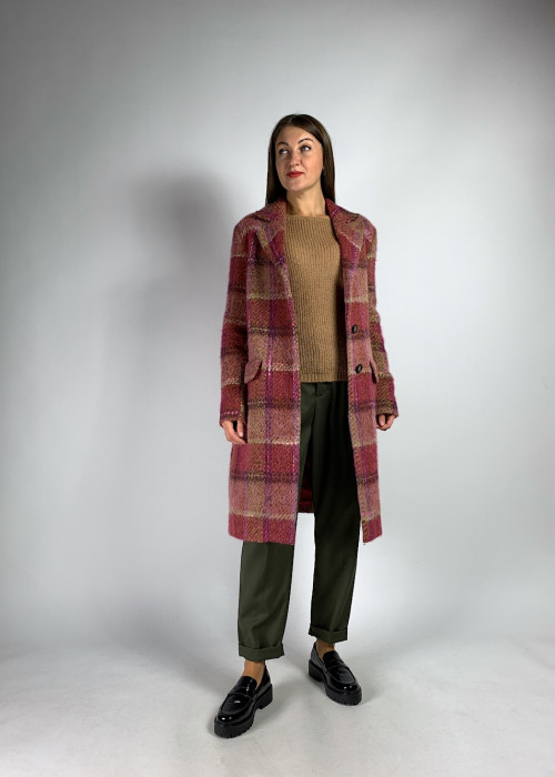 Теплое пальто с шерстью итальянского бренда Imperial