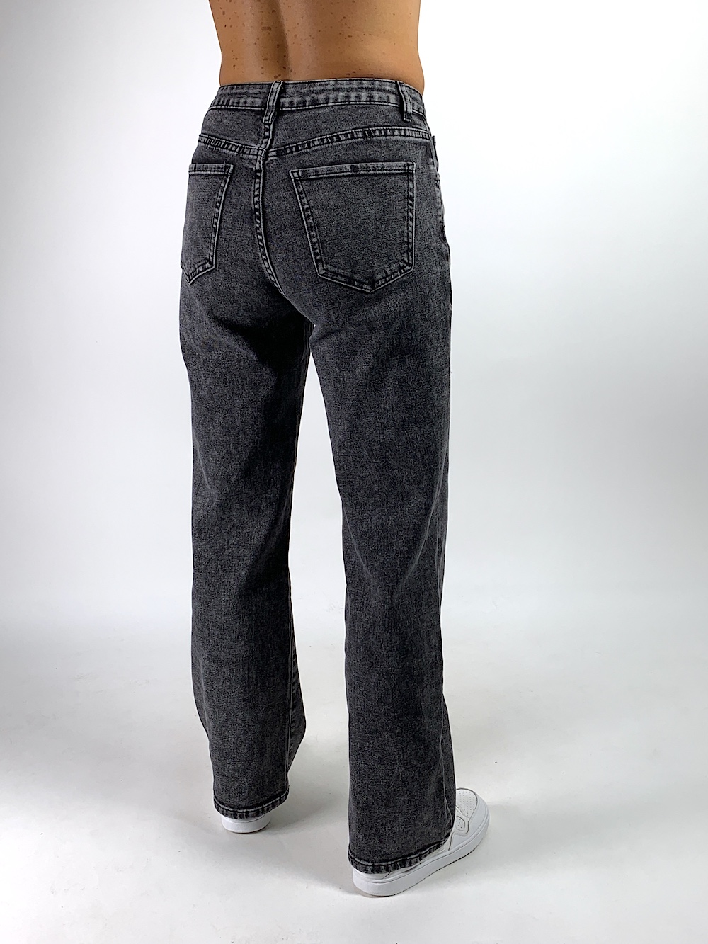 Серые джинсы палаццо итальянского бренда  Joleen