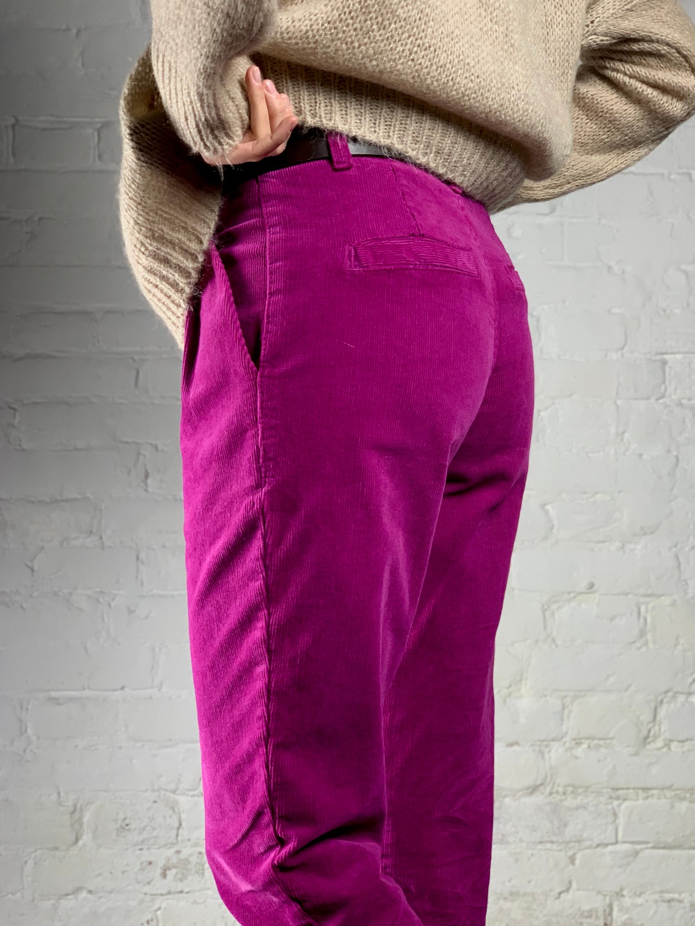 Мікровільветові брюки італійського бренду Dixie.
