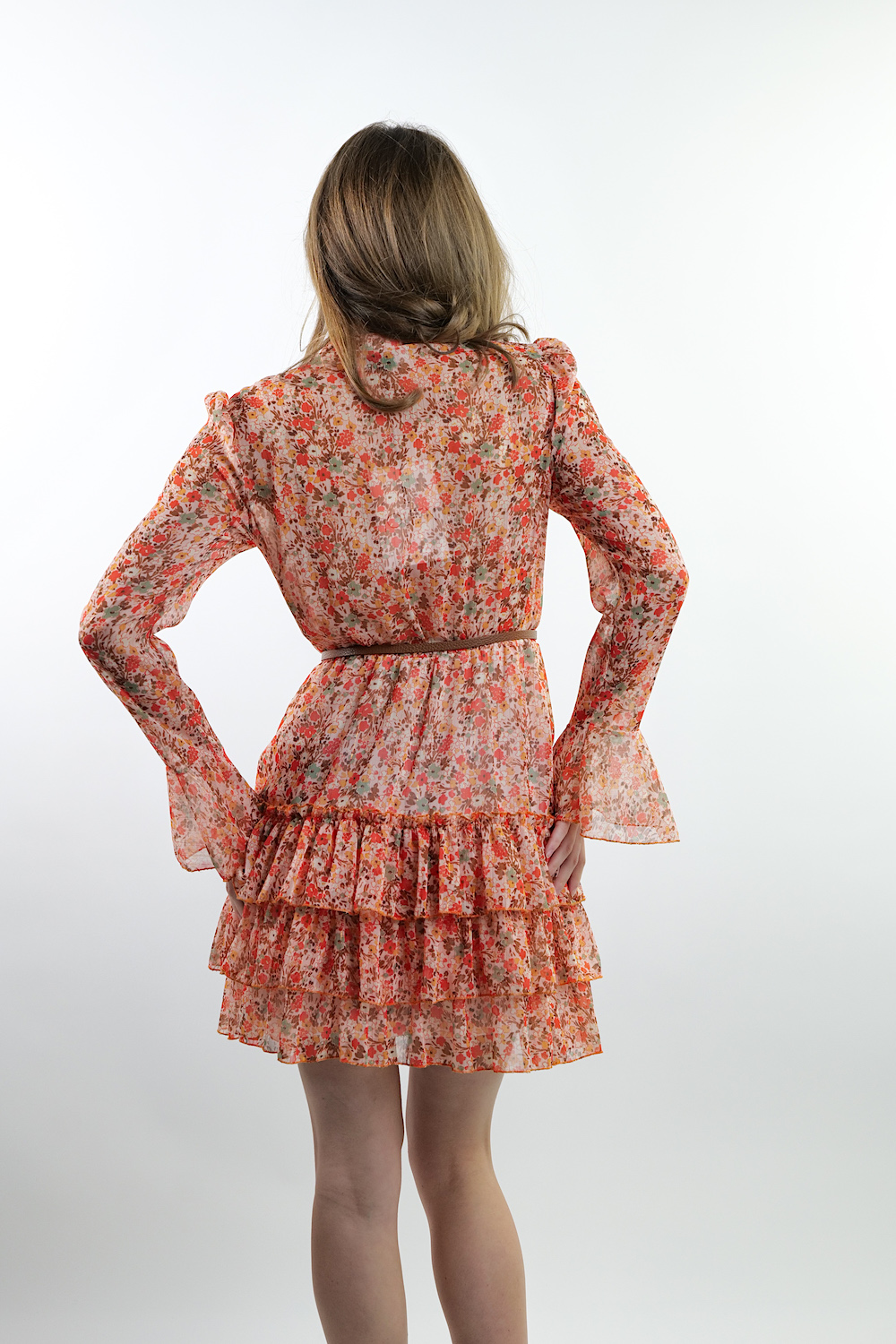 Яскрава сукня з квітковим принтом італійського бренду  Joleen