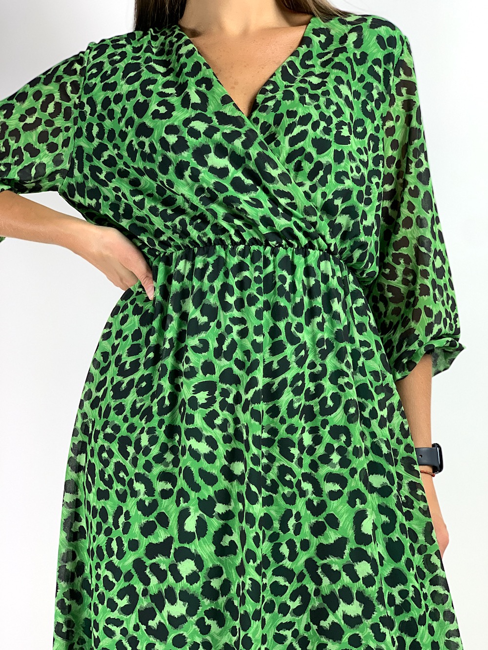 Принтована леопардова сукня італійського бренду Joleen