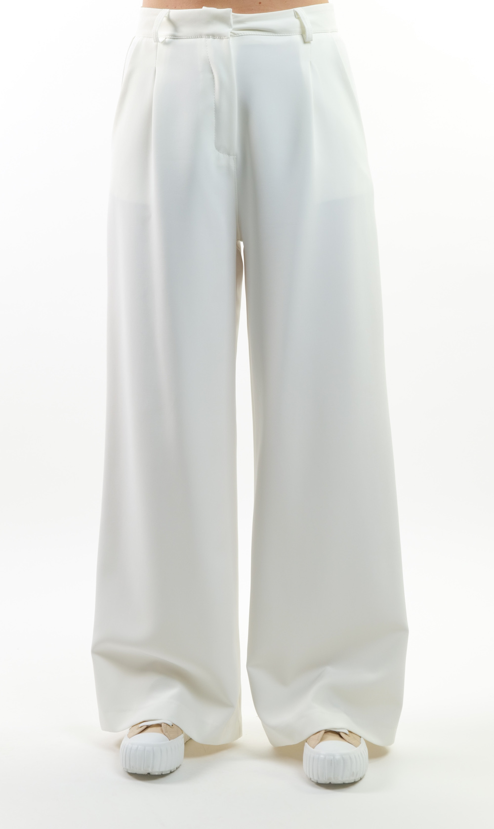 Білі брюки палаццо італійського бренду  Joleen