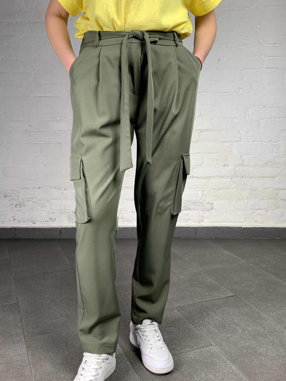 Зелені брюки карго Imperial