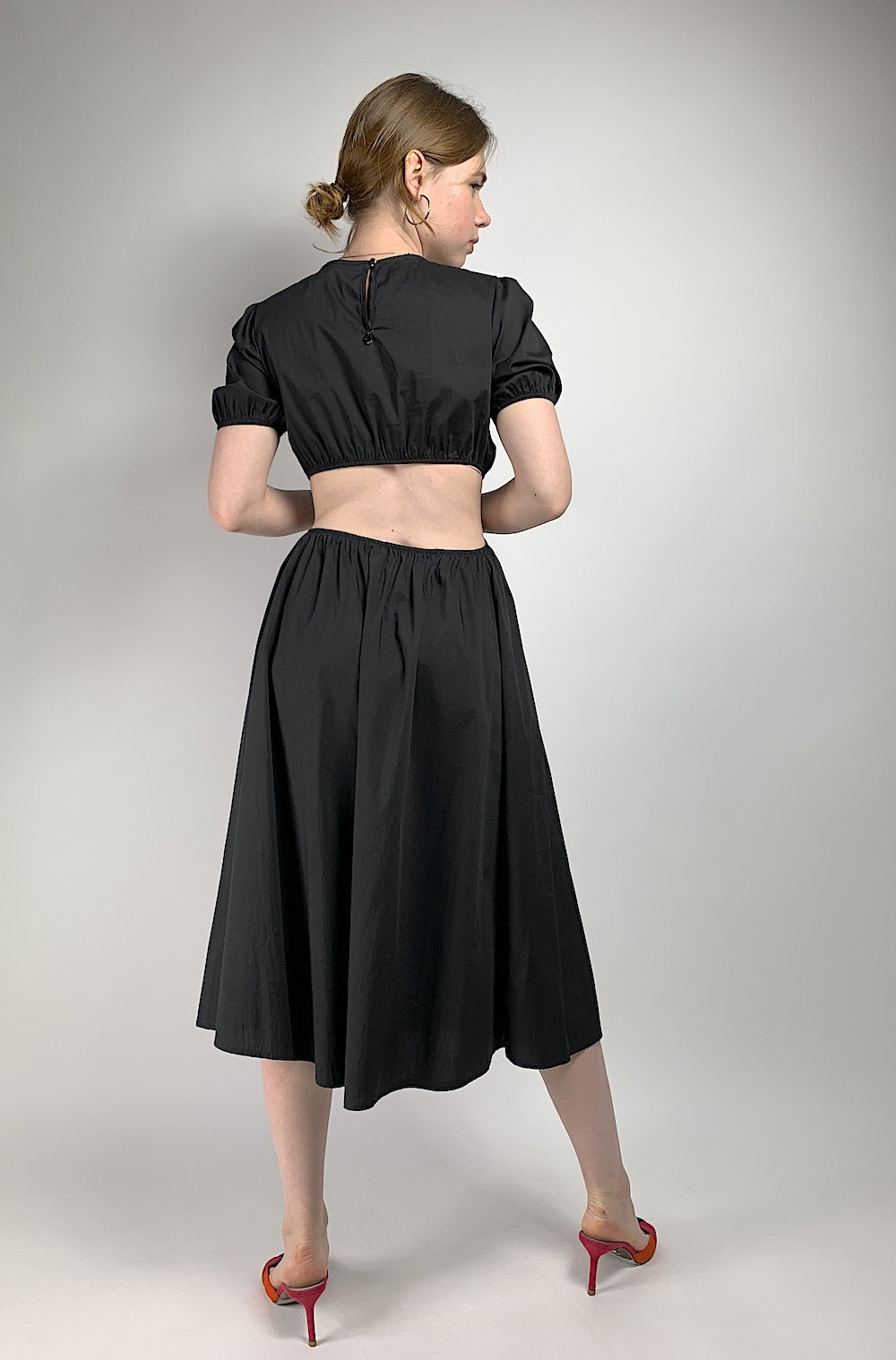 Чорна бавовняна сукня італійського бренду Dixie