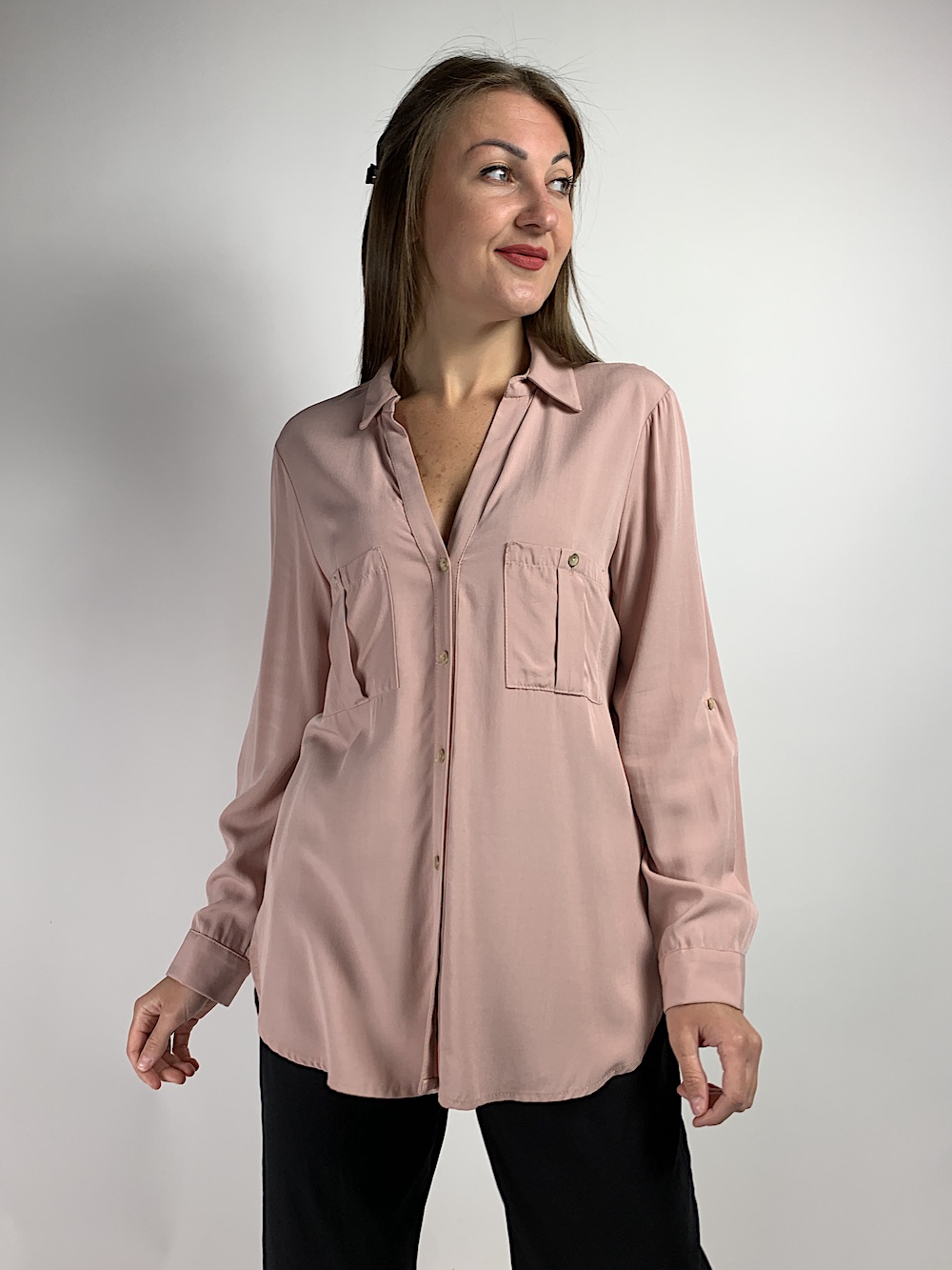 Сорочка/блуза віскозна подовженої моделі італійського бренду Imperial