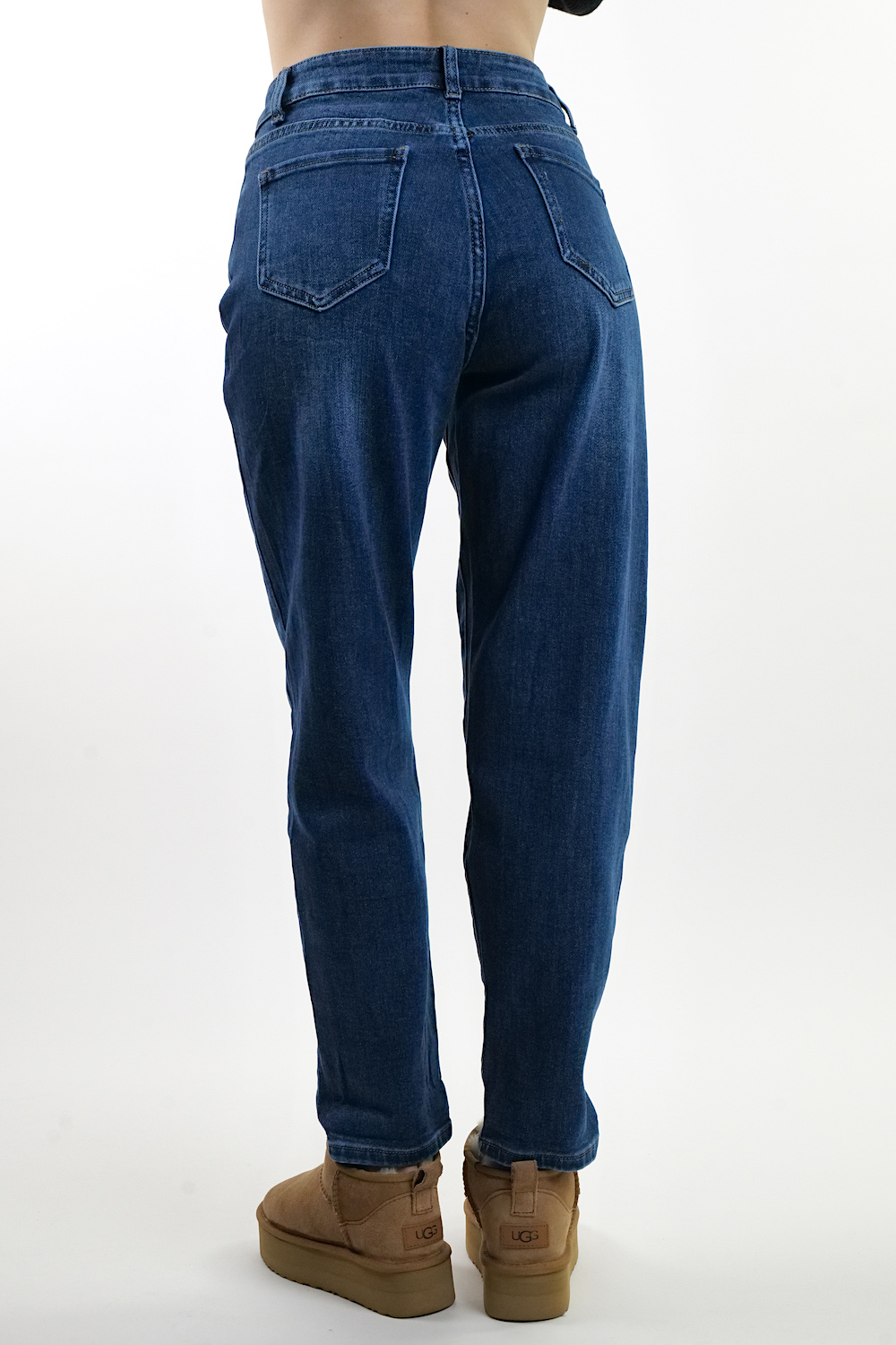 Стильні сині джинси мом італійського бренду No-Na